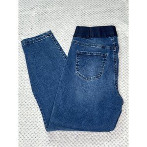 David Bitton Buffalo Jeans Womens Small Blue Denim Dark Wash Elastic Waist